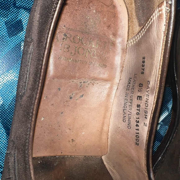 Crockett & Jones Brown Suede Tassel Loafers 9.5D - Picture 4 of 12